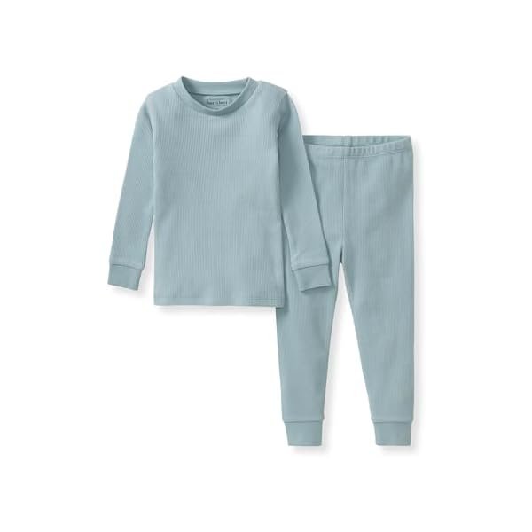 baby-boys Honeysoft Pajamas, Tee and Pant 2-piece Pj Set, Soft Organic Cotton & Lyocell Blend
